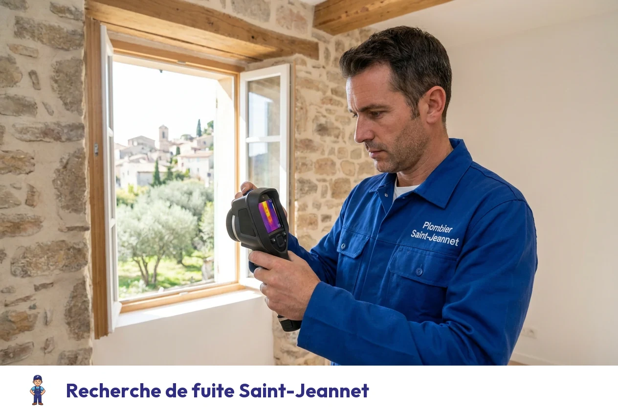 Recherche de fuite à Saint-Jeannet
