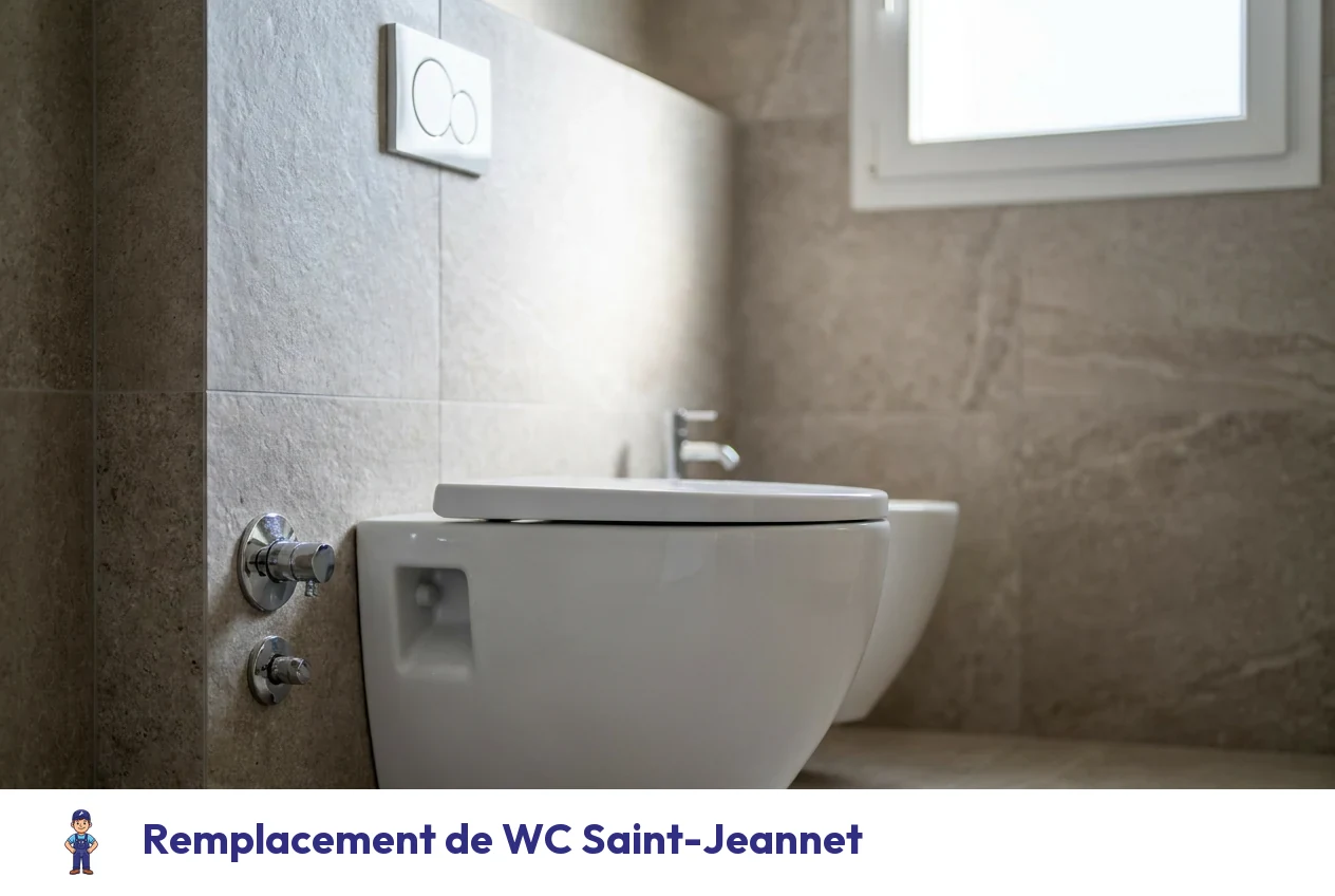 Remplacement de WC à Saint-Jeannet