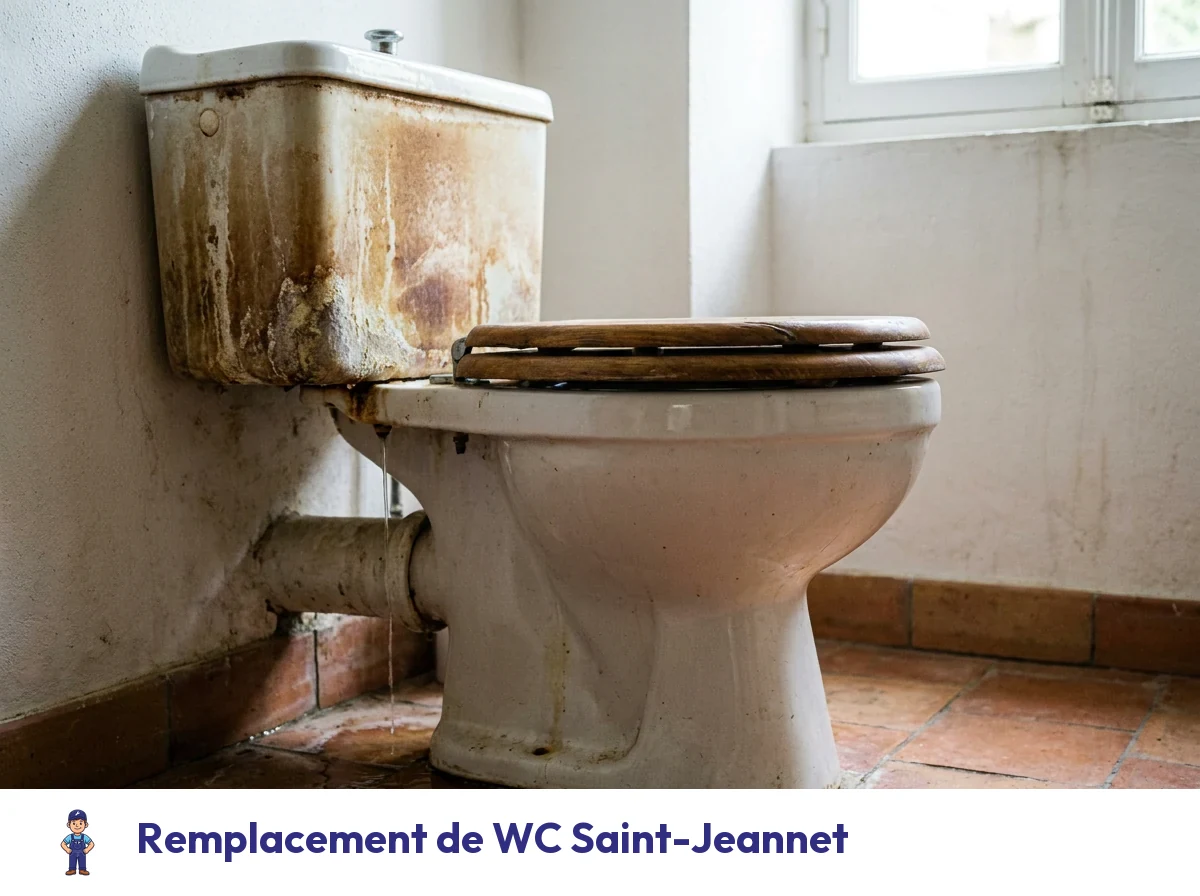 Remplacement de WC à Saint-Jeannet