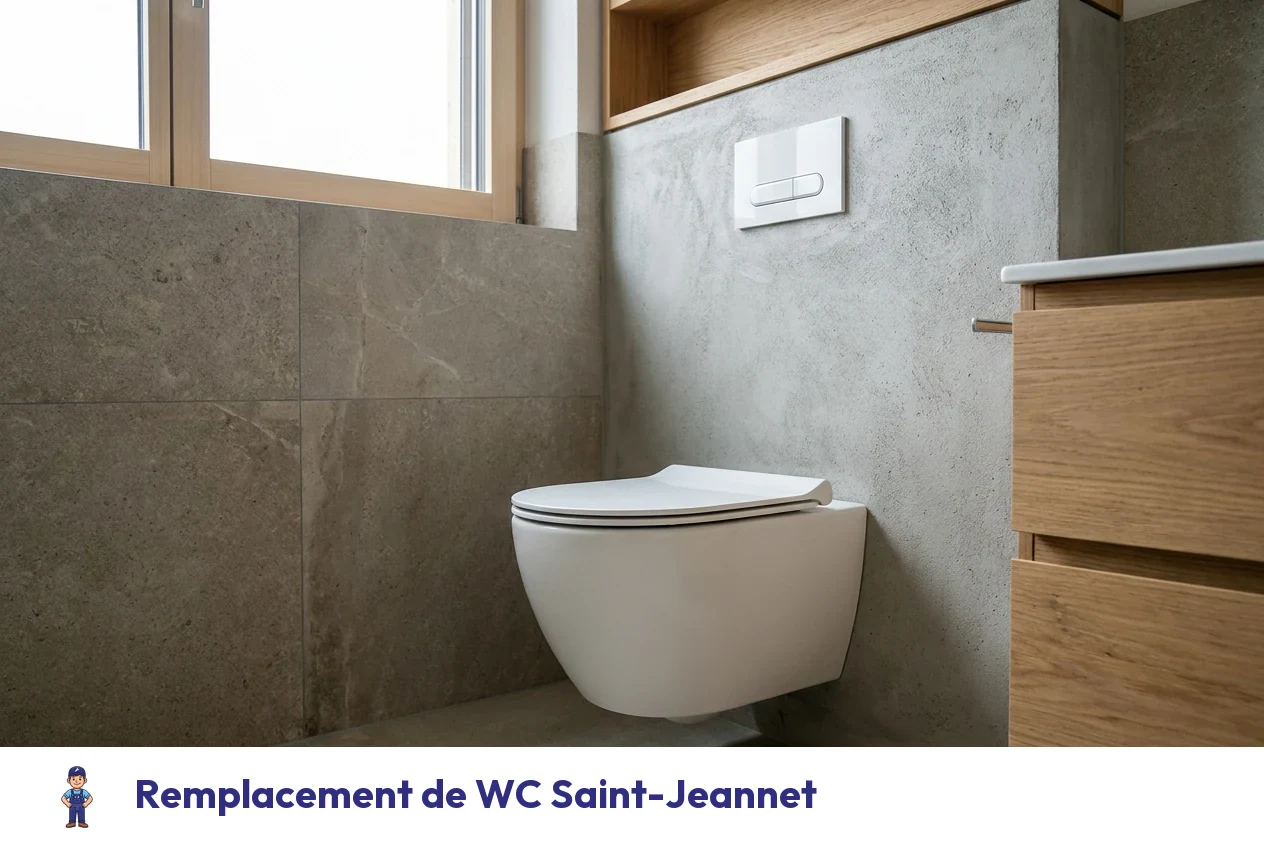 Remplacement de WC à Saint-Jeannet