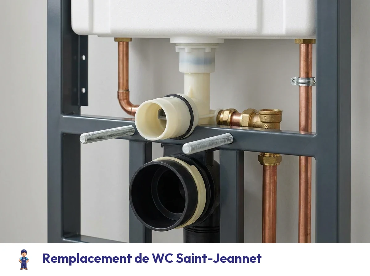 Remplacement de WC à Saint-Jeannet