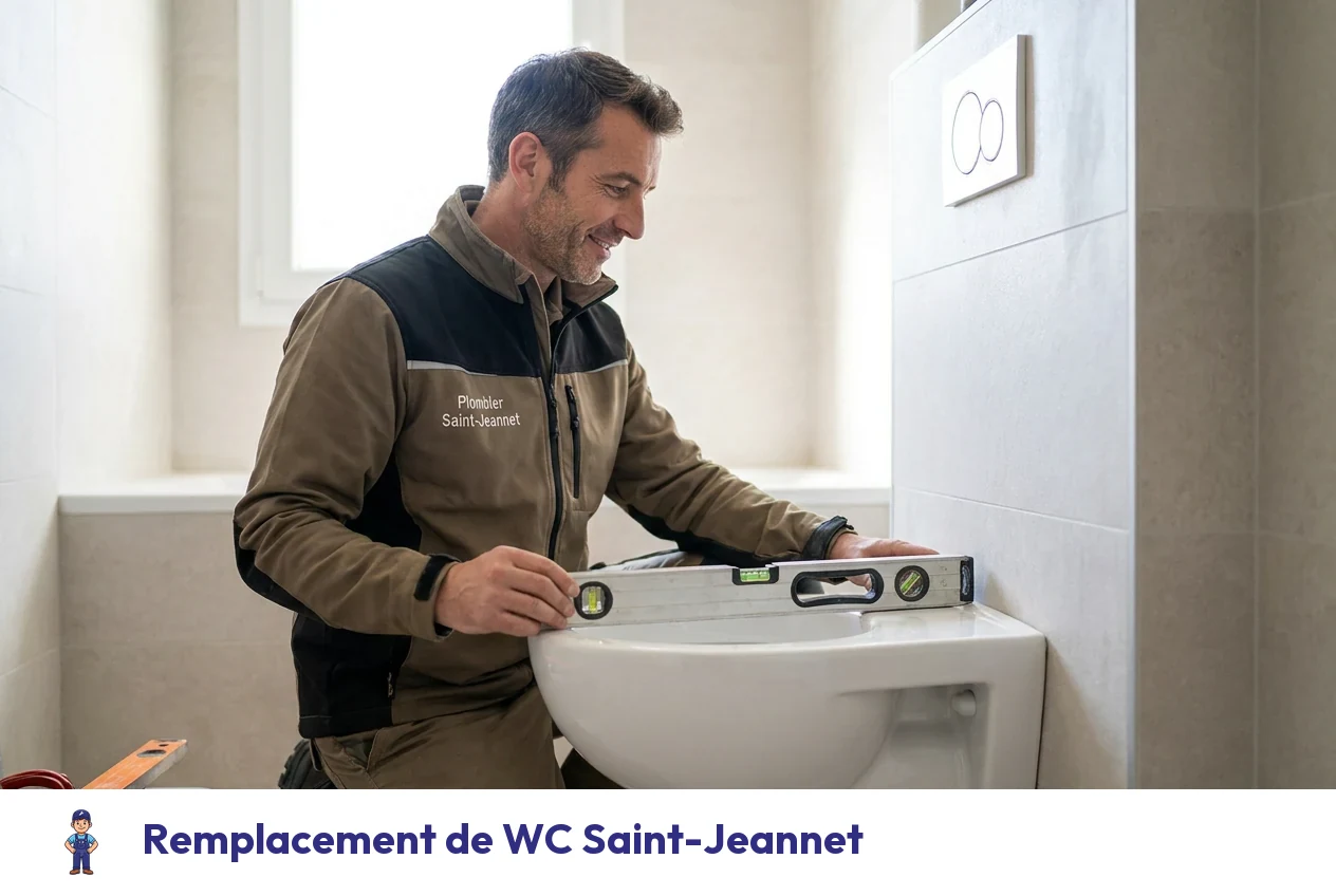Remplacement de WC à Saint-Jeannet